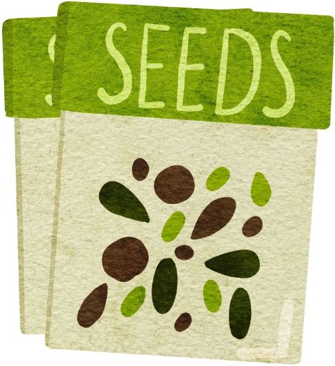 two seed bags